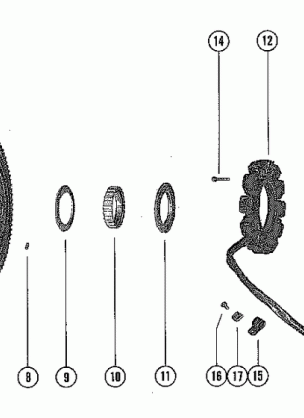 FLYWHEEL ASSEMBLY AND STATOR