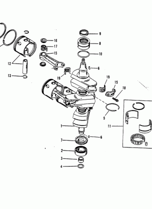 CRANKSHAFT PISTONS AND CONNECTING RODS(tahos_646-818846)