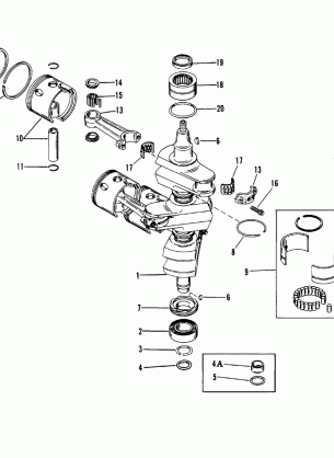 Crankshaft Pistons / Connecting Rods (tahos_638-8532--1)