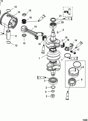 Crankshaft Pistons and Connecting Rods