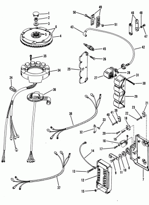 FLYWHEEL STATOR AND IGNITION COIL