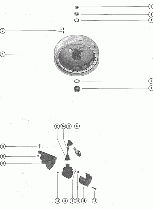 FLYWHEEL AND IGNITION COIL