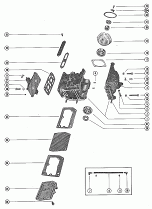 CYLINDER BLOCK AND CRANKCASE ASSEMBLY