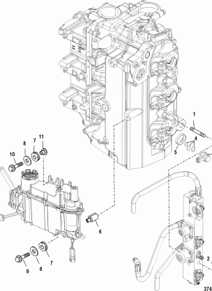 Vapor Separator / Fuel Rail Mounting