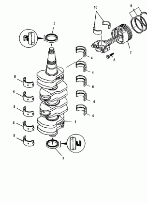 Crankshaft Pistons And Connecting Rods