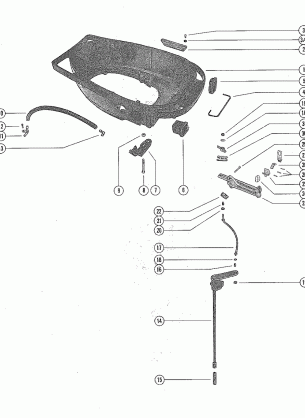 BOTTOM COWL AND SHIFT LINKAGE