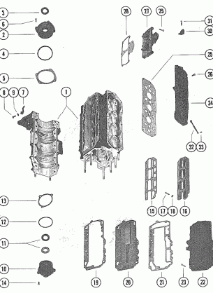 END CAPS MANIFOLD AND EXHAUST COVER