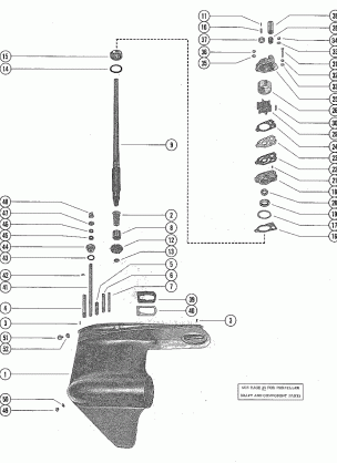 GEAR HOUSING ASSEMBLY COMPLETE (SERIAL GROUP tahos_1) (PAGE 1)