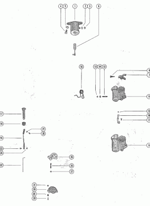 CARBURETOR LINKAGE AND CHOKE SOLENOID