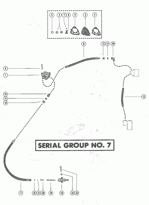 FUEL PUMP AND FUEL LINE ASSEMBLY (SERIAL GROUP NO. 7)