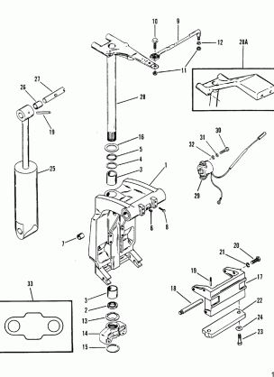 Swivel Bracket and Steering Arm