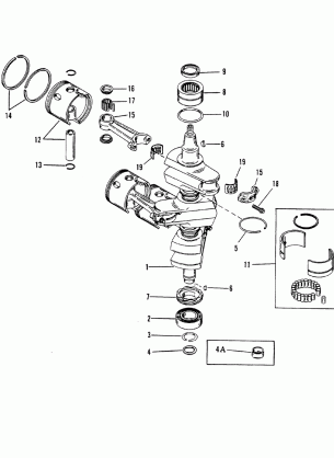 Crankshaft Pistons And Connecting Rods (tahos_638-8532-1)