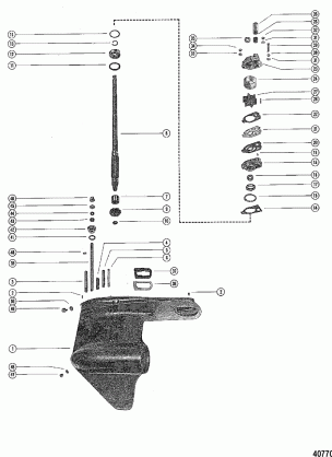 GEAR HOUSING ASSEMBLY DRIVESHAFT