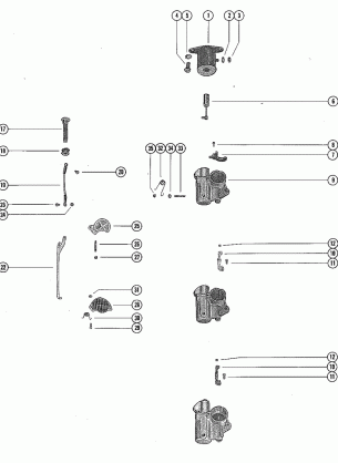 CARBURETOR LINKAGE AND CHOKE SOLENOID