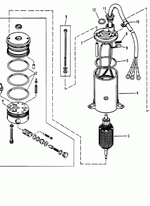 Power Trim Pump(Prestolite Round Motor)