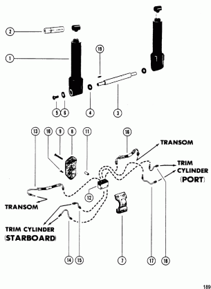 Trim Cylinder(S / N-USA-5503246 / AUS-8062734 and Below)