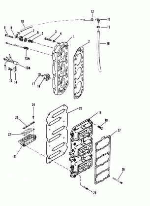 REED BLOCK NAD CYLINDER HEAD