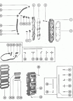 REED BLOCK AND CYLINDER HEAD