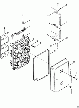 CHOKE PLATE AND THROTTLE LEVERS