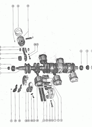 CRANKSHAFT PISTONS AND CONNECTING RODS