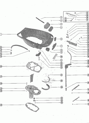 BOTTOM COWL AND SHIFT LINKAGE