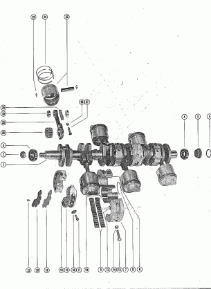 CRANKSHAFT PISTONS AND CONNECTING RODS