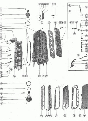 CYLINDER BLOCK AND CRANKCASE ASSEMBLY