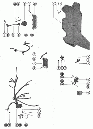 WIRING HARNESS SWITCH BOX AND IGNITION COIL