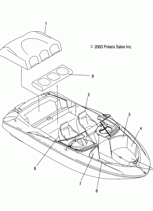 SEAT and CUSHIONS - B045606DA / DC / DB / DD / B045706CA / CC / CB / CD / B045607CA / CC / CB / CD / B045707CA / CC / CB / CD (4990669066A13)