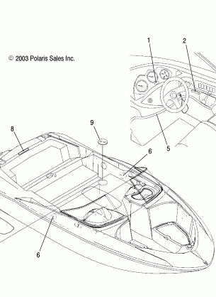 COCKPIT-INTERIOR - B045606DA / DC / DB / DD / B045706CA / CC / CB / CD / B045607CA / CC / CB / CD / B045707CA / CC / CB / CD (4990669066A05)