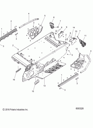 CHASSIS TUNNEL and REAR ASM. - S17DCJ8PS ALL OPTIONS (600328)