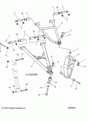 SUSPENSION CONTROL ARMS and SPINDLE - S17DCJ8PS ALL OPTIONS (600438)