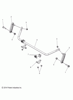 SUSPENSION SWAY BAR - S17DCJ8PS ALL OPTIONS (49SNOWSWAYBAR15PROS)