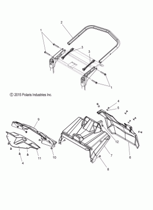 BODY BUMPER REAR and CLOSEOFF - S17DDH6 ALL OPTIONS (49SNOWBUMPERRR16PROS)