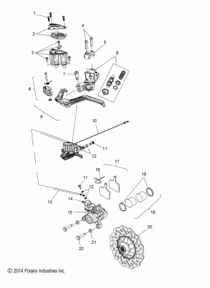 BRAKES BRAKE SYSTEM - S17DDJ6PEM (49SNOWBRAKE15PROS)