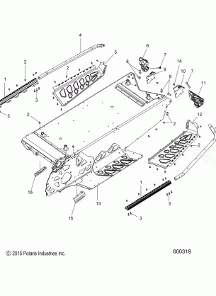 CHASSIS TUNNEL and REAR ASM. - S17DDJ6PEM (600319)