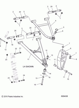 SUSPENSION CONTROL ARMS and SPINDLE - S17DDJ6PEM (600438)