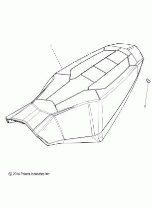 BODY SEAT - S17EEF6PSL / PEL (49SNOWSEAT15PROS)