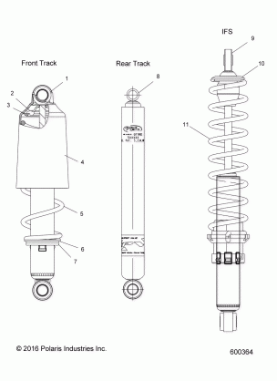 SUSPENSION SHOCKS - S17EEF6PSL / PEL (600364)