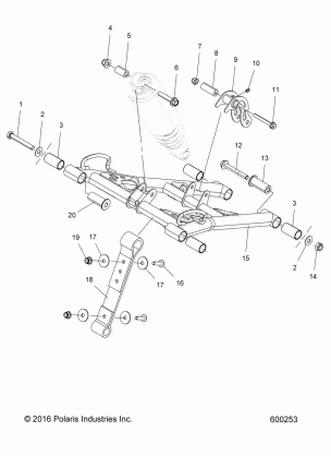 SUSPENSION TORQUE ARM FRONT - S17EEF6PSL / PEL (600253)