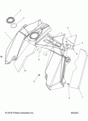 BODY CONSOLE - S17EEF6PSL / PEL (600353)