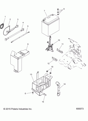 ELECTRICAL BATTERY and CABLES - S17EER6 ELEC. START (600281)