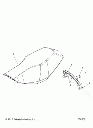 BODY SEAT ASM. - S17EFN8 / EFT8 ALL OPTIONS (600368)