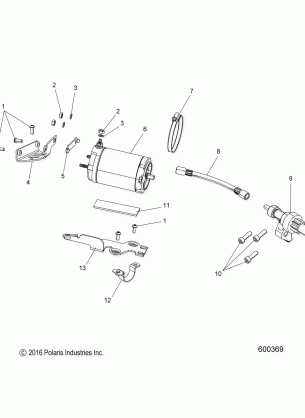 ENGINE STARTER MOTOR - S17EFN8 / EFT8 ALL OPTIONS (600369)