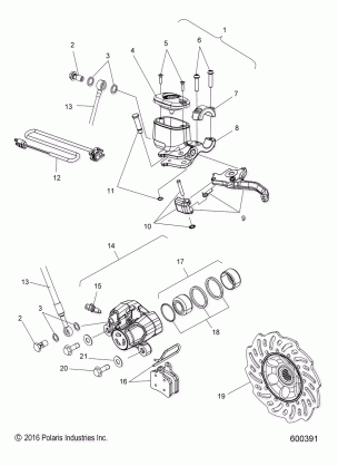 BRAKES BRAKE SYSTEM - S17EFN8 / EFT8 ALL OPTIONS (600391)