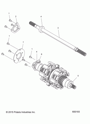 DRIVE TRAIN JACKSHAFT and DRIVESHAFT - S17EFN8 / EFT8 ALL OPTIONS (600193)