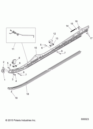 SUSPENSION RAIL MOUNTING - S17EFN8 / EFT8 ALL OPTIONS (600023)