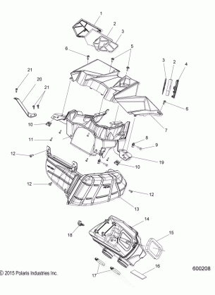 ENGINE AIR INTAKE SYSTEM - S17EFN8 / EFT8 ALL OPTIONS (600208)