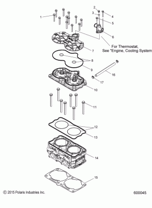 ENGINE CYLINDER - S17EFN8 / EFT8 ALL OPTIONS (600045)