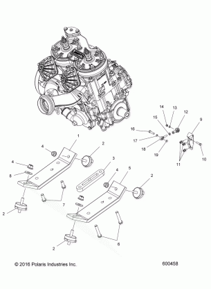 ENGINE MOUNTING - S17MBX6JSA / JEA (600458)